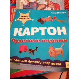 Уценка! Книжка-инструкция Картон Чудесные поделки Анна Ллимос